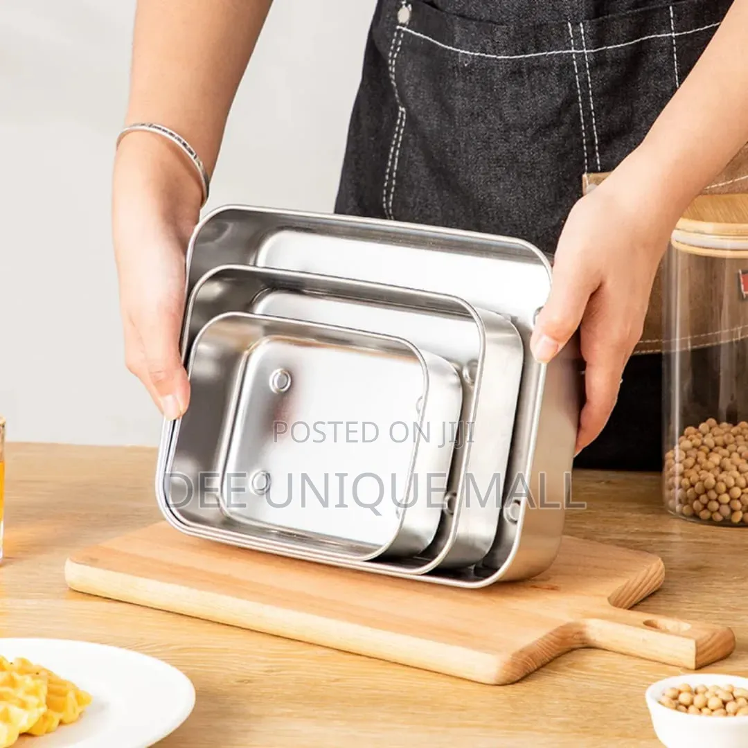 3 in 1 Stainless Steel Storage Box