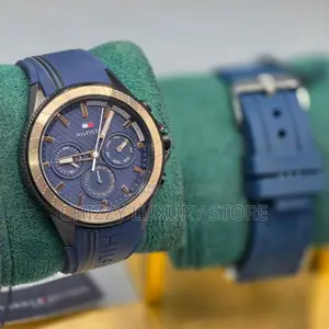 Tommy Hilfiger Quality Luxury Men Water Resistance Wristwatch