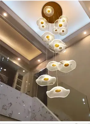 Designer Led Pendant Lamps Acrylic for Living Dining Room Staircase