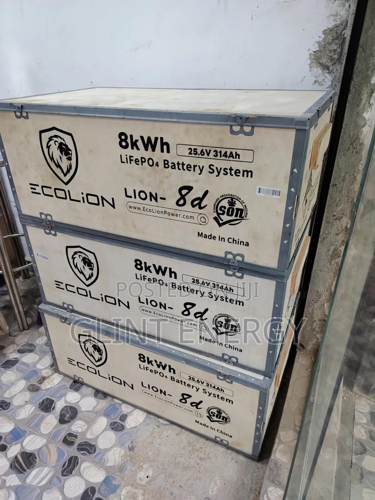 8kwh 24v Ecolion Lithium Battery