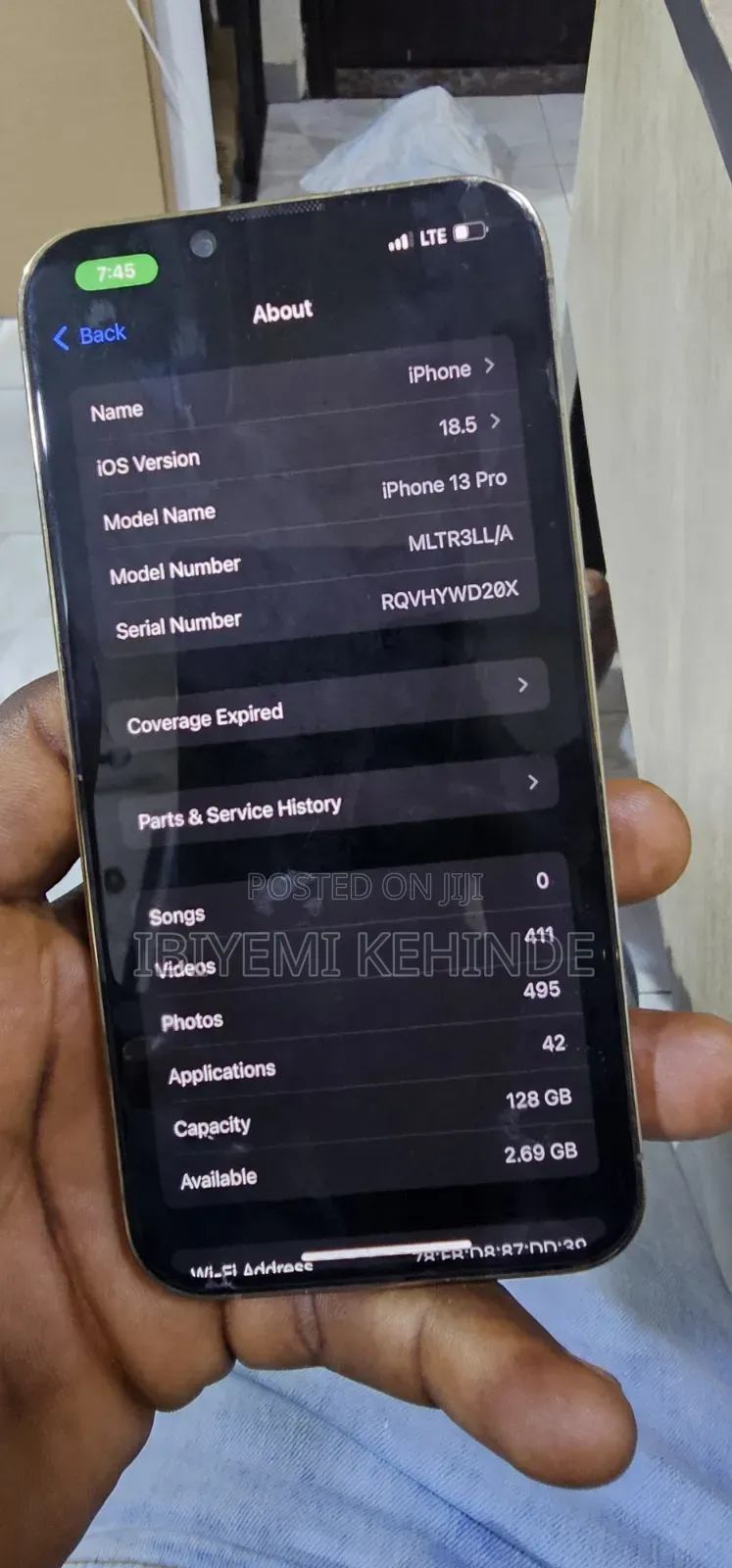 Apple iPhone 13 Pro 128 GB Silver