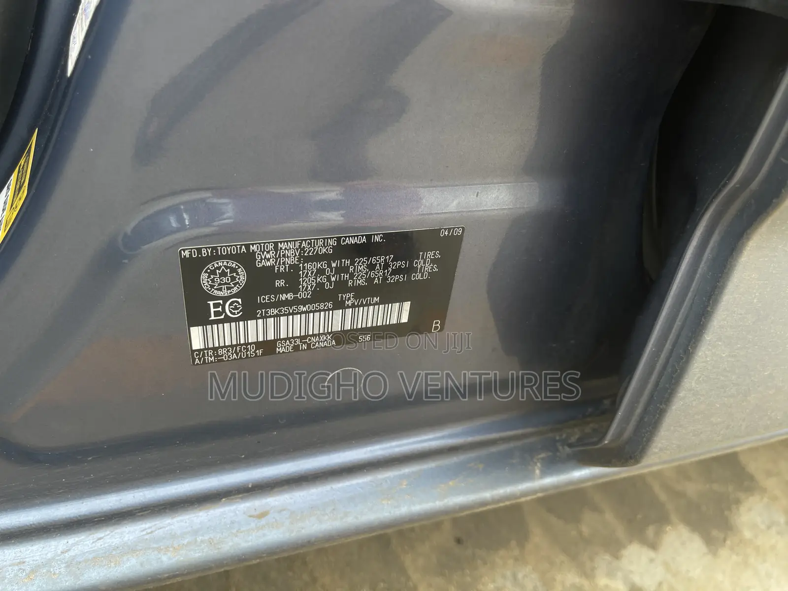Toyota RAV4 2009 Blue