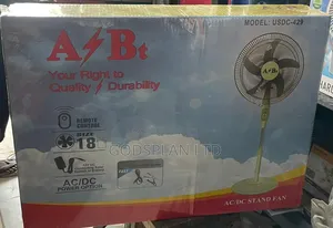 A/Bt Standing Fan Solar 18 Inches Fan