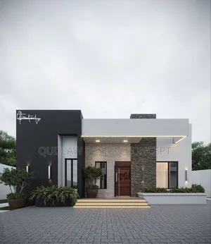 Luxury Architectural Drawing ( Flat Roof)