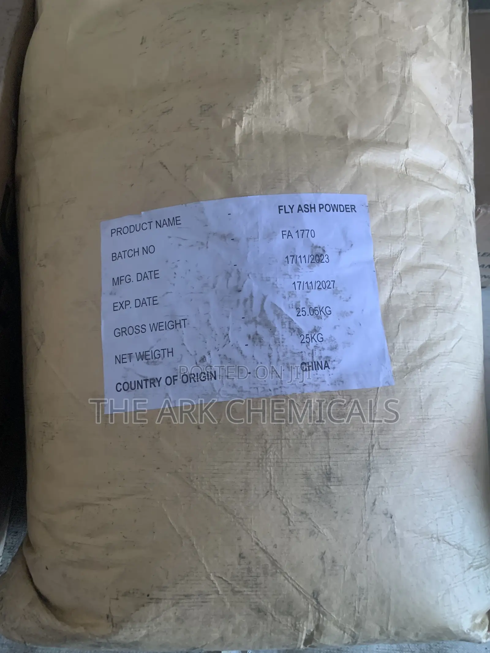 Fly Ash(Local and Imported)