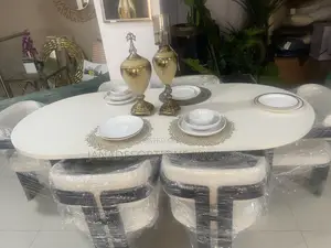 Six Seater Dinning Table With Fancy Chairs