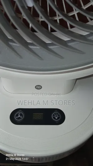 5.5 Inch Rechargeable Table Fan With Led Light Dp-7642 - 9000mah