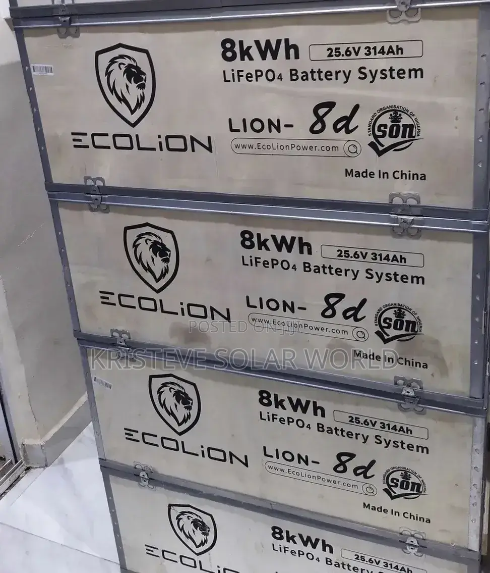 Original Eco Lion 8kwh 24v Lithium Battery With Smart BMS
