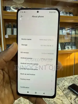 Xiaomi Redmi Note 12 256 GB Black