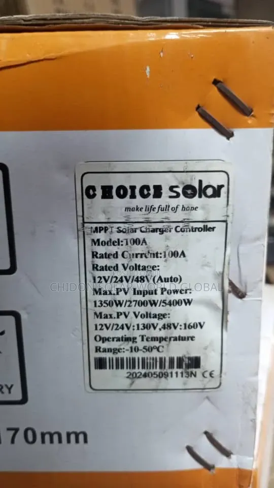 100ah Charge Controller