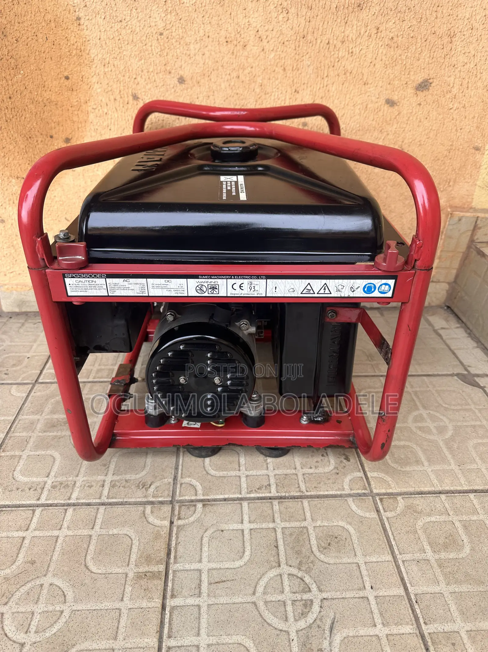 4.5kva Rugged Fireman Generator