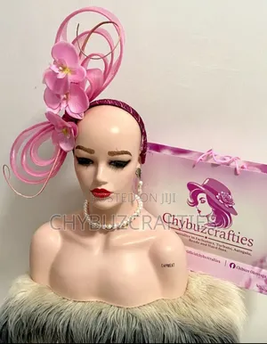 Baby Pink Premium Facinator