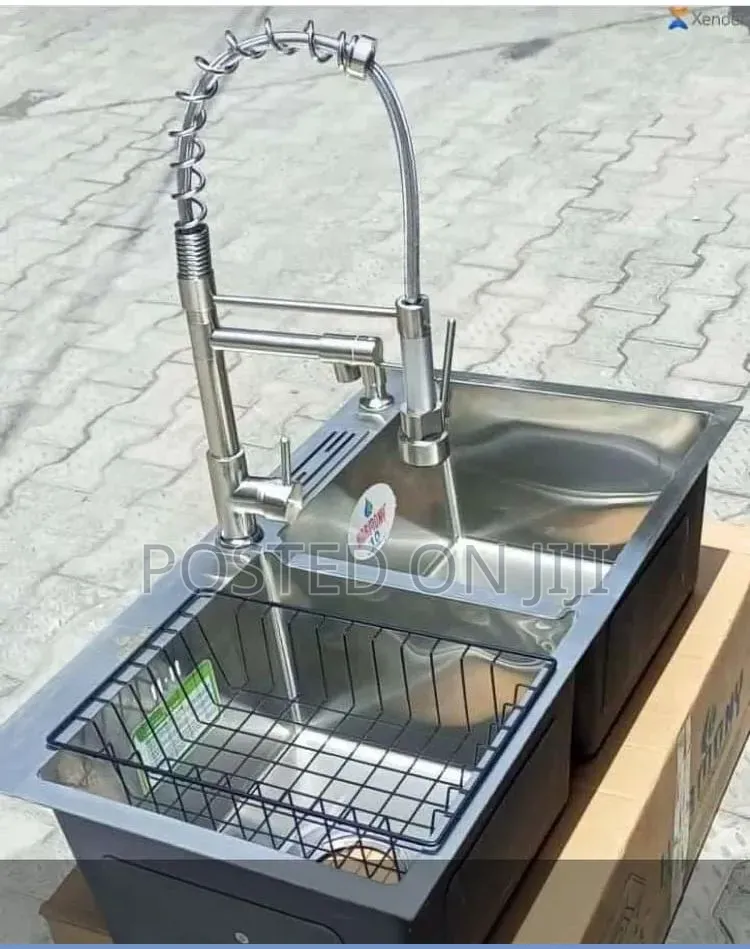 Kitchen Sink With Sink Mixer