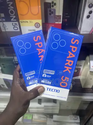 New Tecno Spark 50 128 GB Black