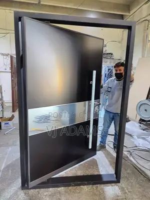 Premium 4.5ft Turkish Luxury Security Entrance Door With Glass Side