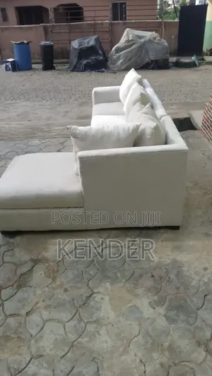 Off White L Couch