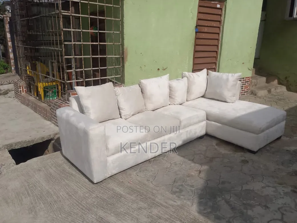 Off White L Couch