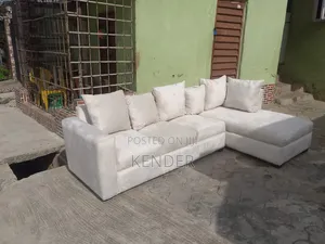 Off White L Couch