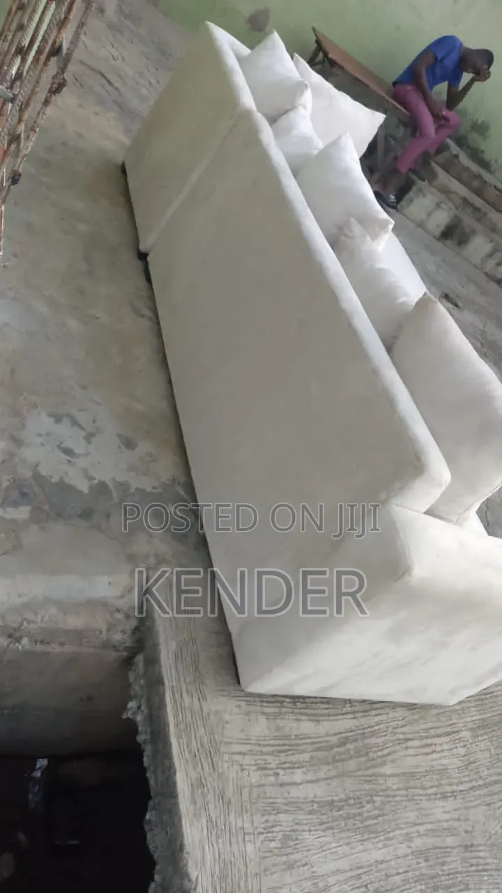 Off White L Couch