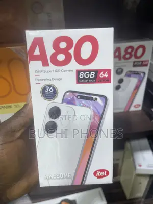 New Itel A80 64 GB Black