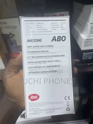 New Itel A80 128 GB Black