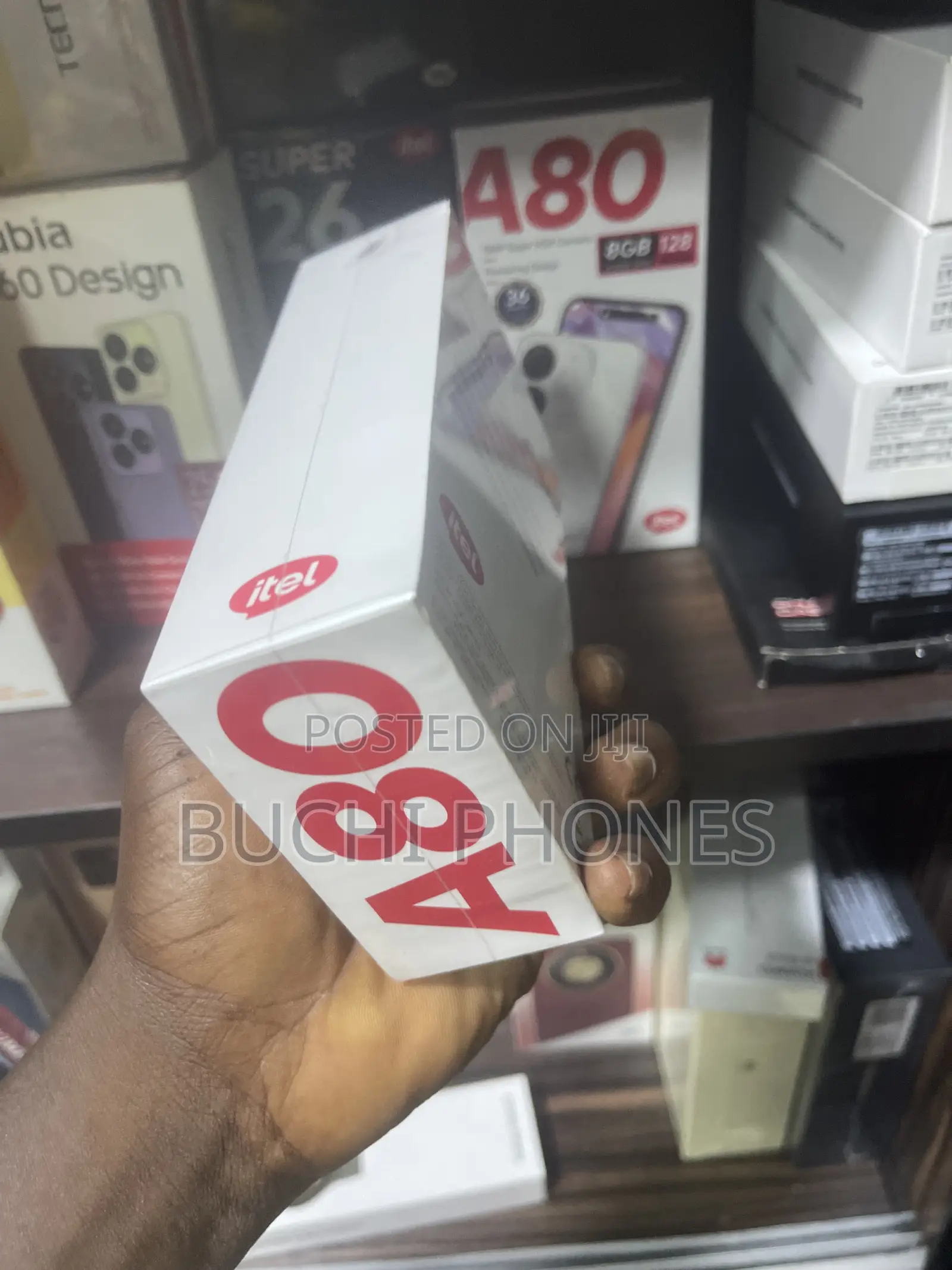 New Itel A80 128 GB Black