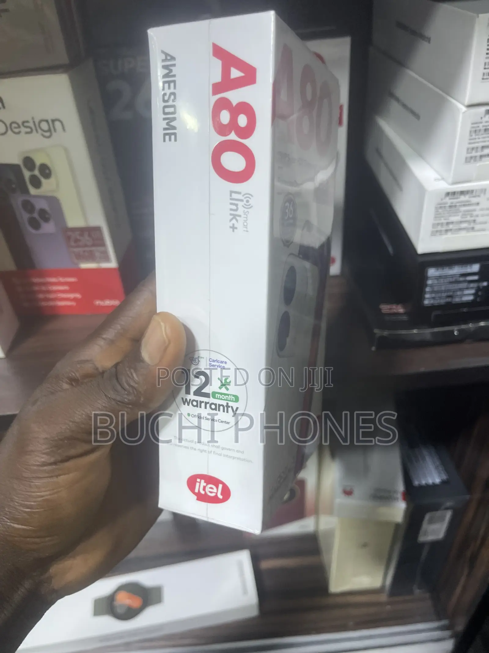 New Itel A80 128 GB Black