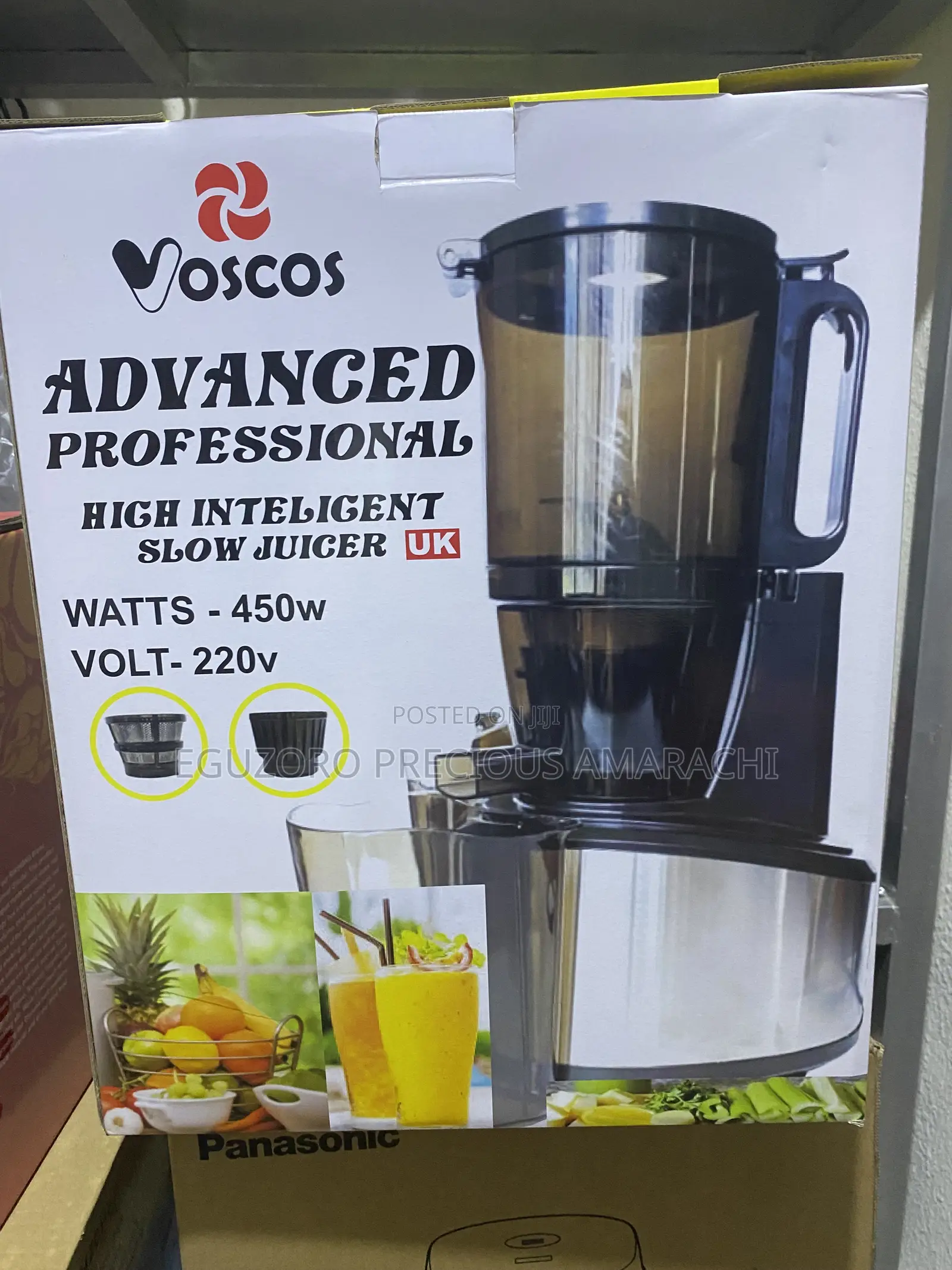 Voscos Advanced Professional Slow Juicer Uk
