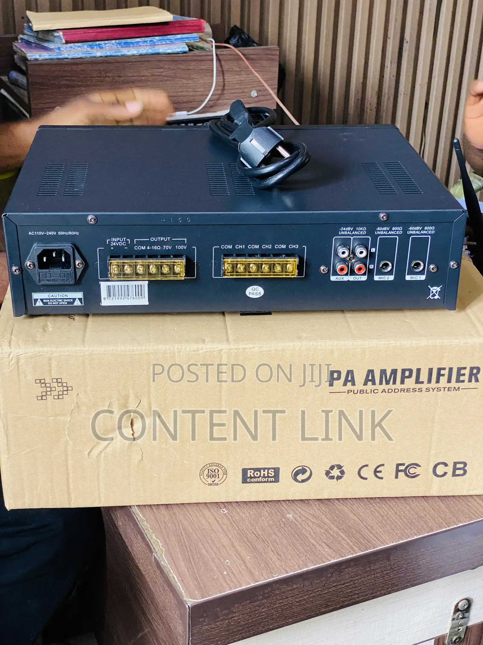 3 Channels Bluetooth Table Amplifier