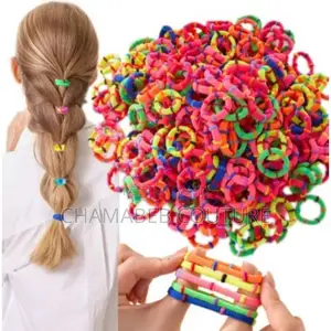 50 PCS Colorful Hair Ties | Kids Ponytails