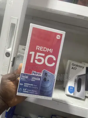 New Xiaomi Redmi 15C 4G 256 GB Black