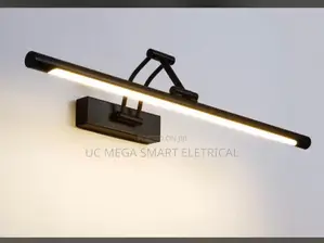 Modern Led Bathroom Vanity Light Adjustable Angle Black/White Walllamp