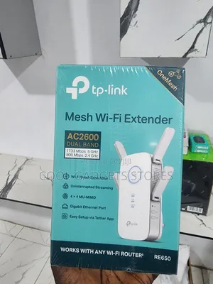 Tp-Link Ac2600 Mesh Extender Dual Band Re650 Wifi Router