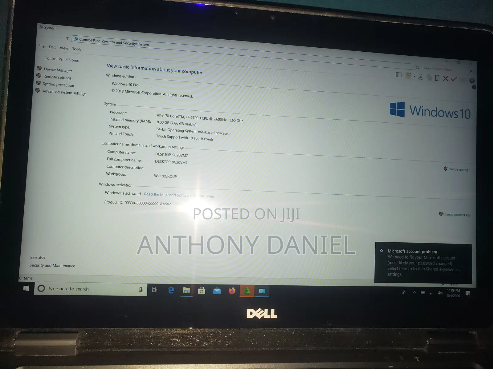 Laptop Dell Latitude 7420 8GB Intel Core i7 SSD 256GB