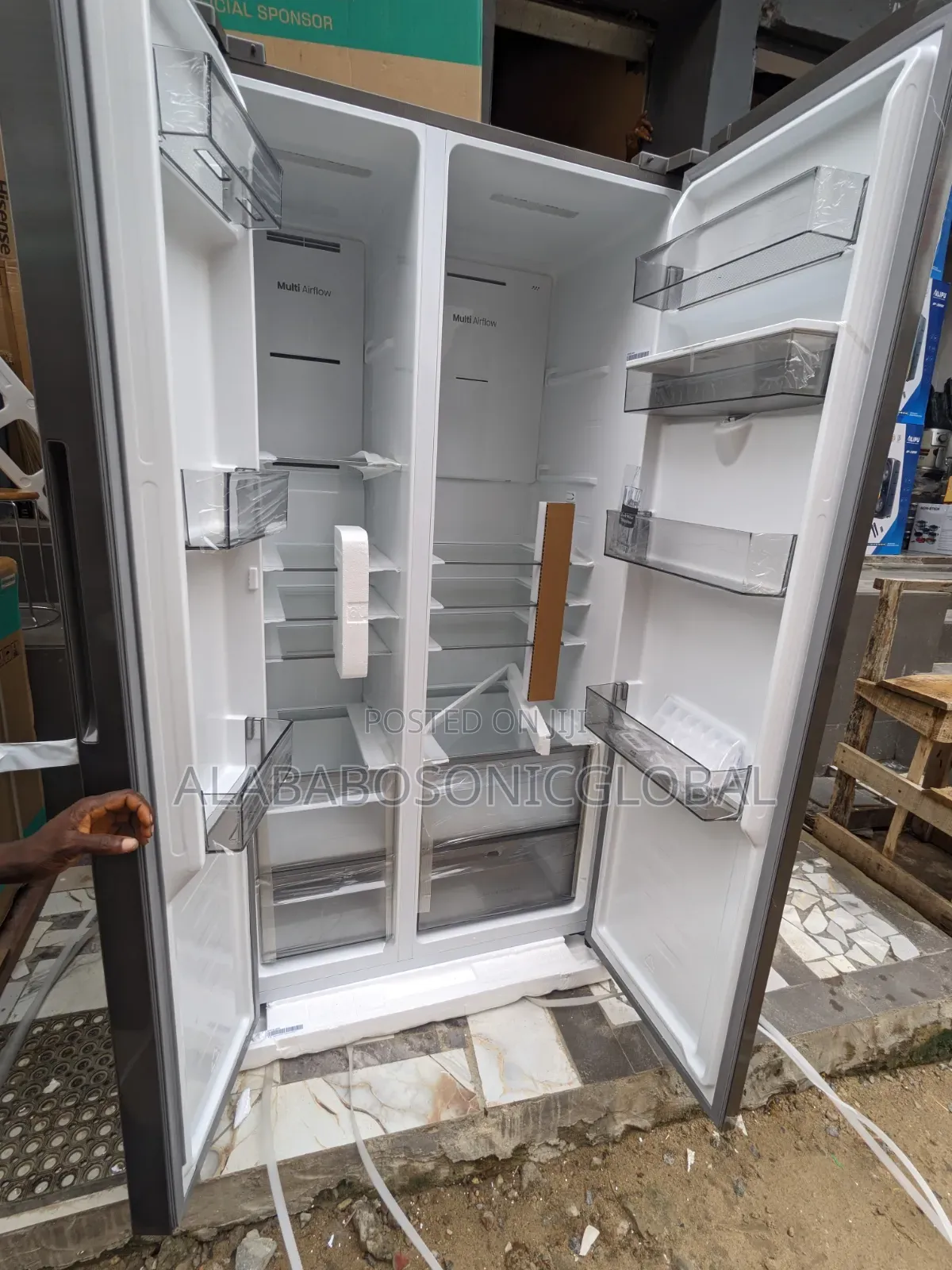 Hisense Double Door Refrigerator