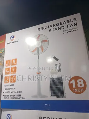 Easy Power Rechargeable Fan With Remote Control
