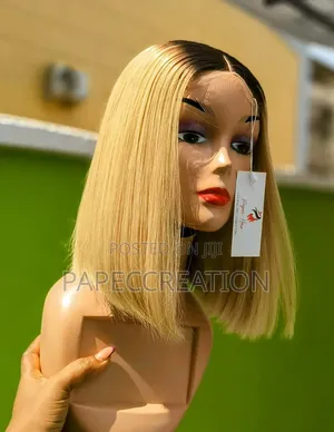Blonde Bone Straight Human Hair Wig