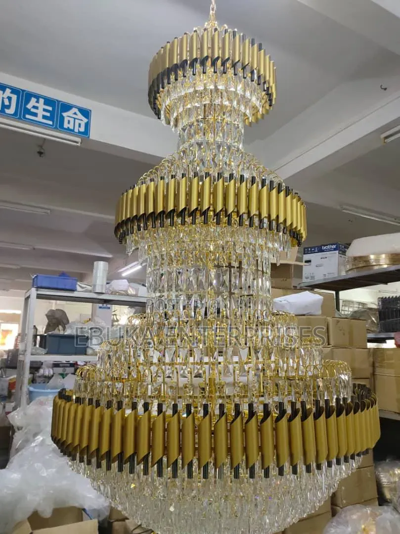 Modern Multi-Tier Crystal Chandelier*