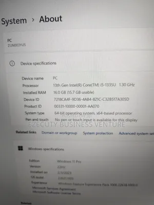 Laptop Lenovo Thinkpad E16 G1 16GB Intel Core i5 SSD 512GB