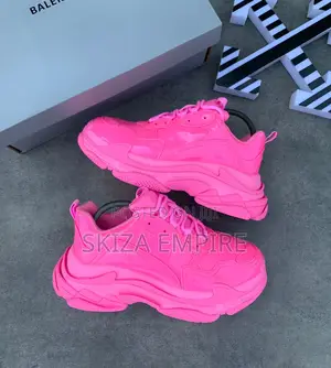 High Quality Balanciaga Triple Sole Wetlooks Pink