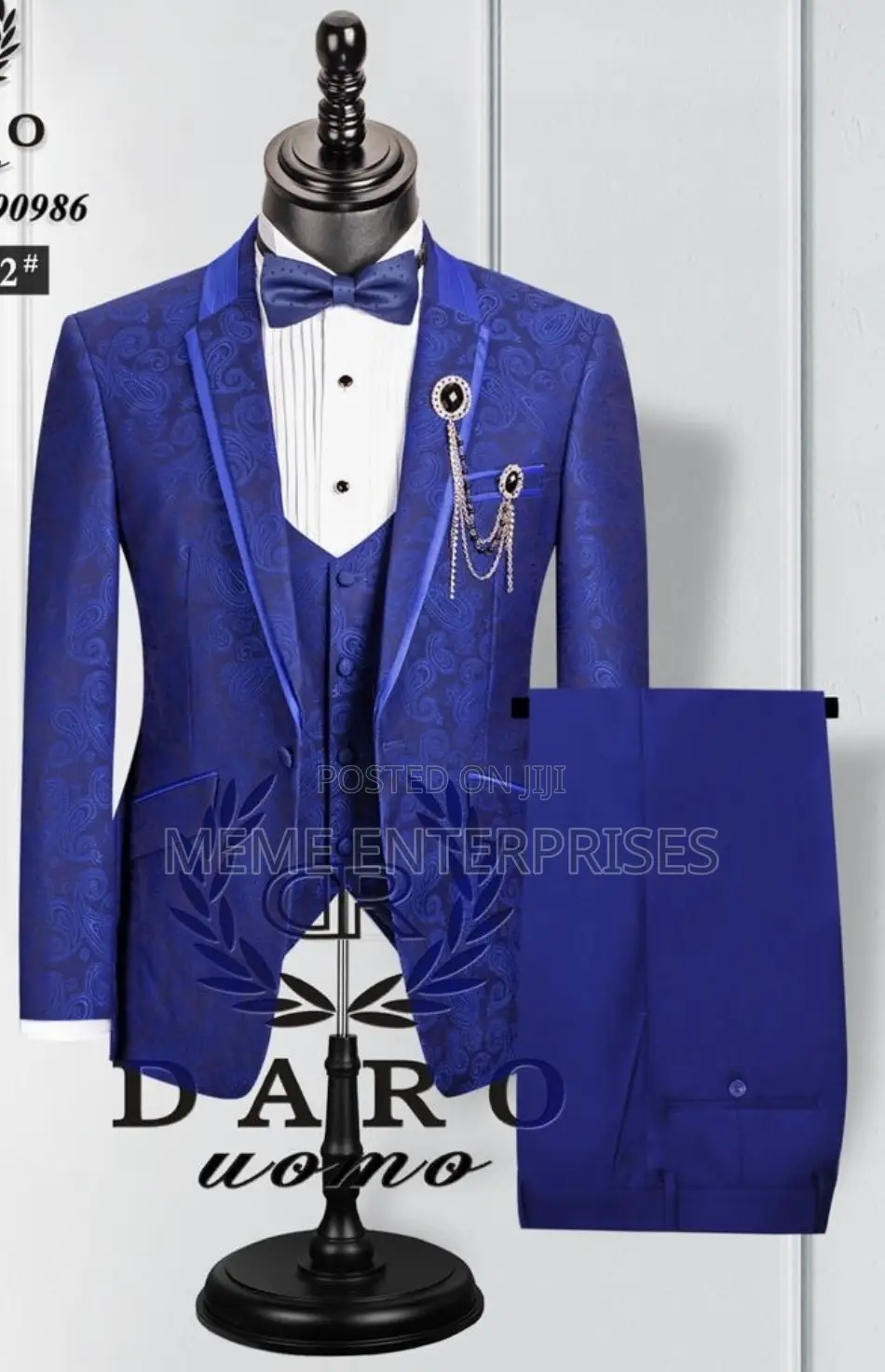 3 Piece-Blue Suit