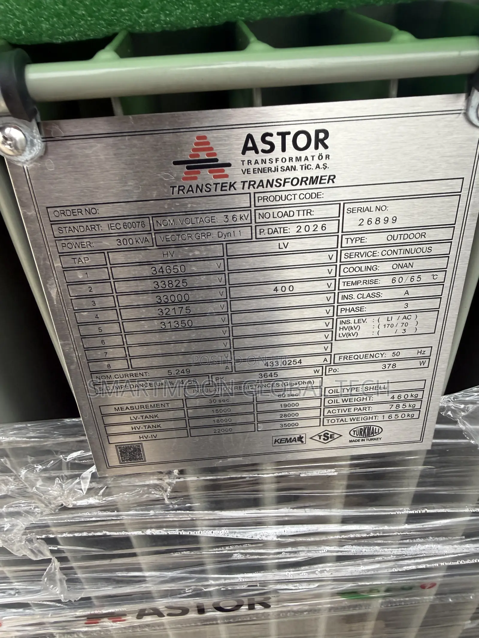 300kva 33kv Astro Transformer