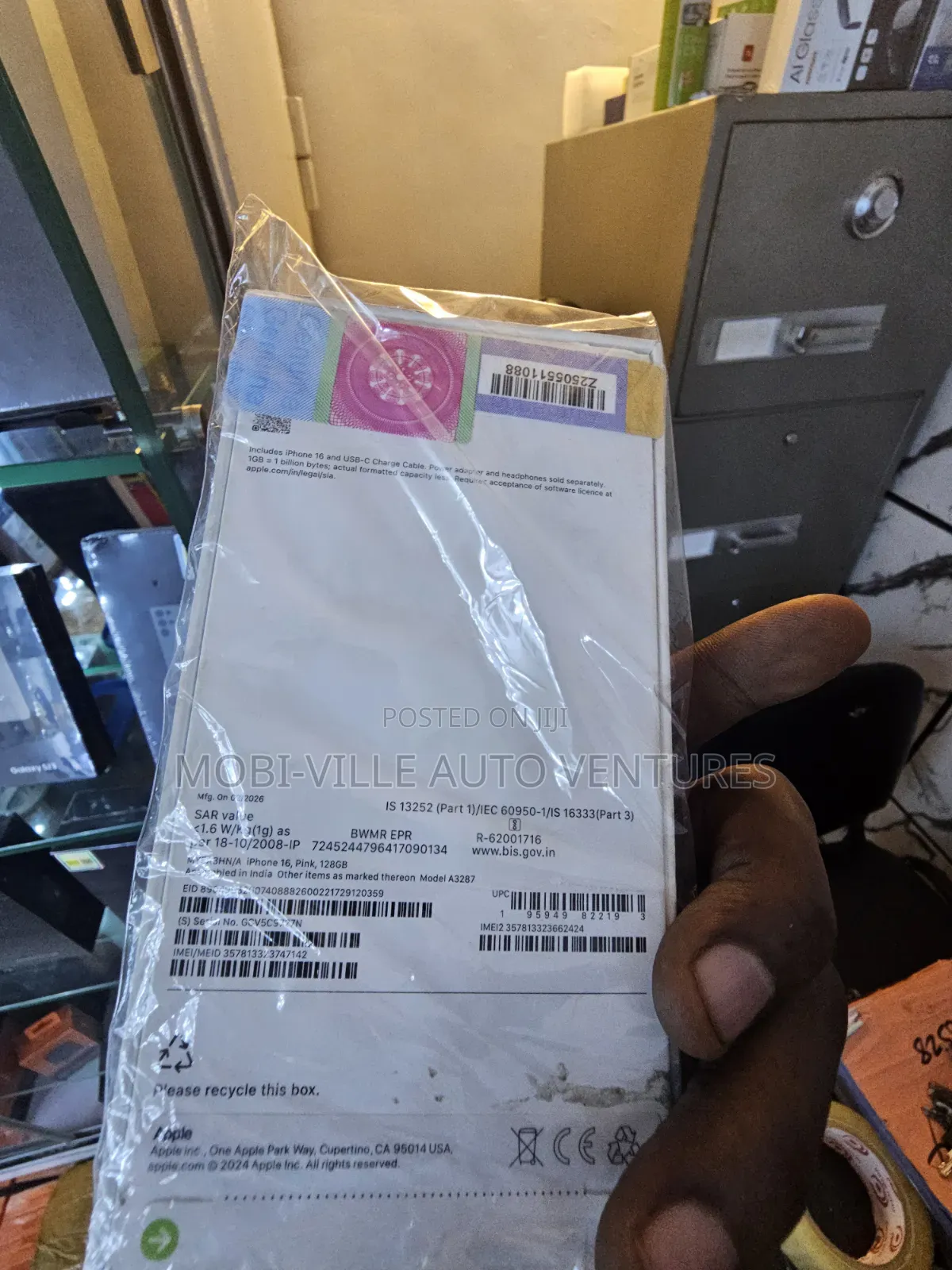 New Apple iPhone 16 128 GB