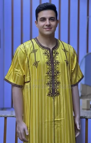 High Quality Unisex Short Sleeve Morocco Jalab or Jalabia