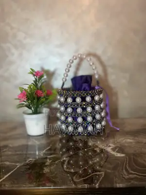 Beaded Bag ( Royal Iris Glow )