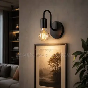 Retro E27 Wall Lamp Wrought Iron Wooden Modern Minimalist Lighting