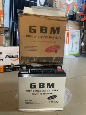 GBM 40ah 12v Deep Cycle Gel Battery