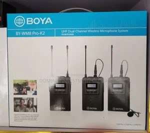 Boya Wm8 Pro K-2 Dual Channel Wireless Microphone System