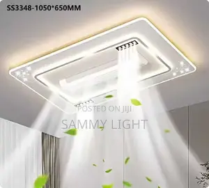 Bladeless Chandelier Fan With Light
