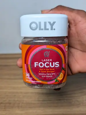 Olly Laser Focus Gummies | Ginseng + Alpha GPC | Brain Boost | Lagos
